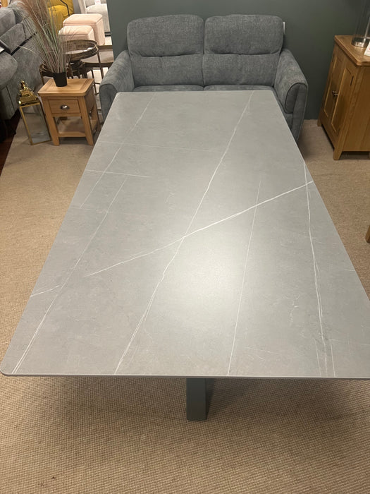 Iris 1.8M Grey Slate Sintered Stone Dining Table