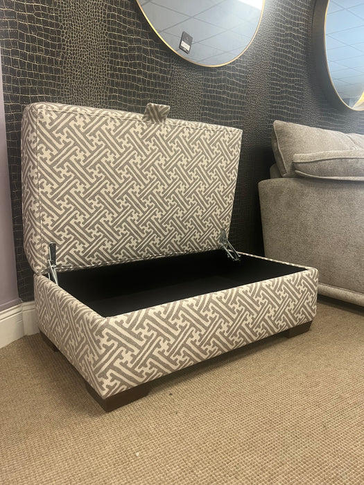Lucy large storage ottoman