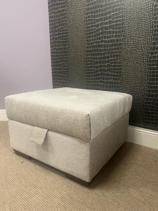 Lucy small storage ottoman