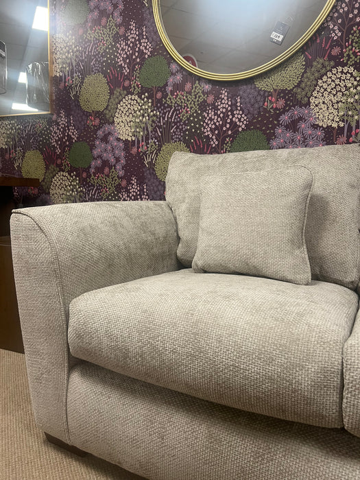 Amy Corner Sofa with Ottoman Pouffe (Display Model)
