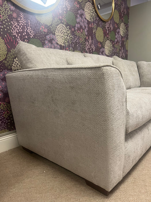 Amy Corner Sofa with Ottoman Pouffe (Display Model)
