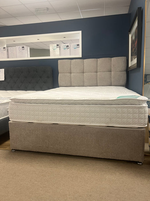 Ciara King-size Divan Base and Headboard