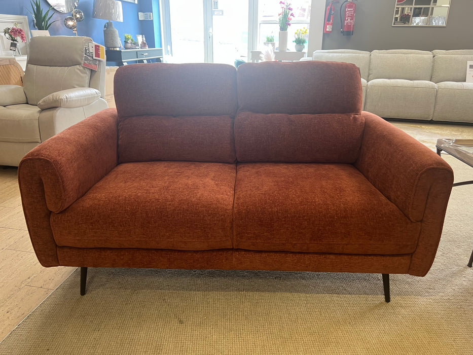 3+2 Contemporary Fabric Sofa Suite | Burnt Orange | Ruby Collection