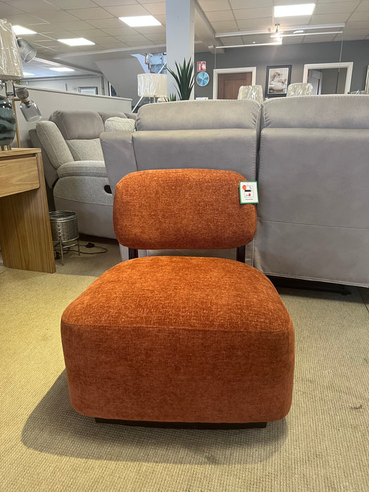 Ruby Burnt Orange Accent Chair