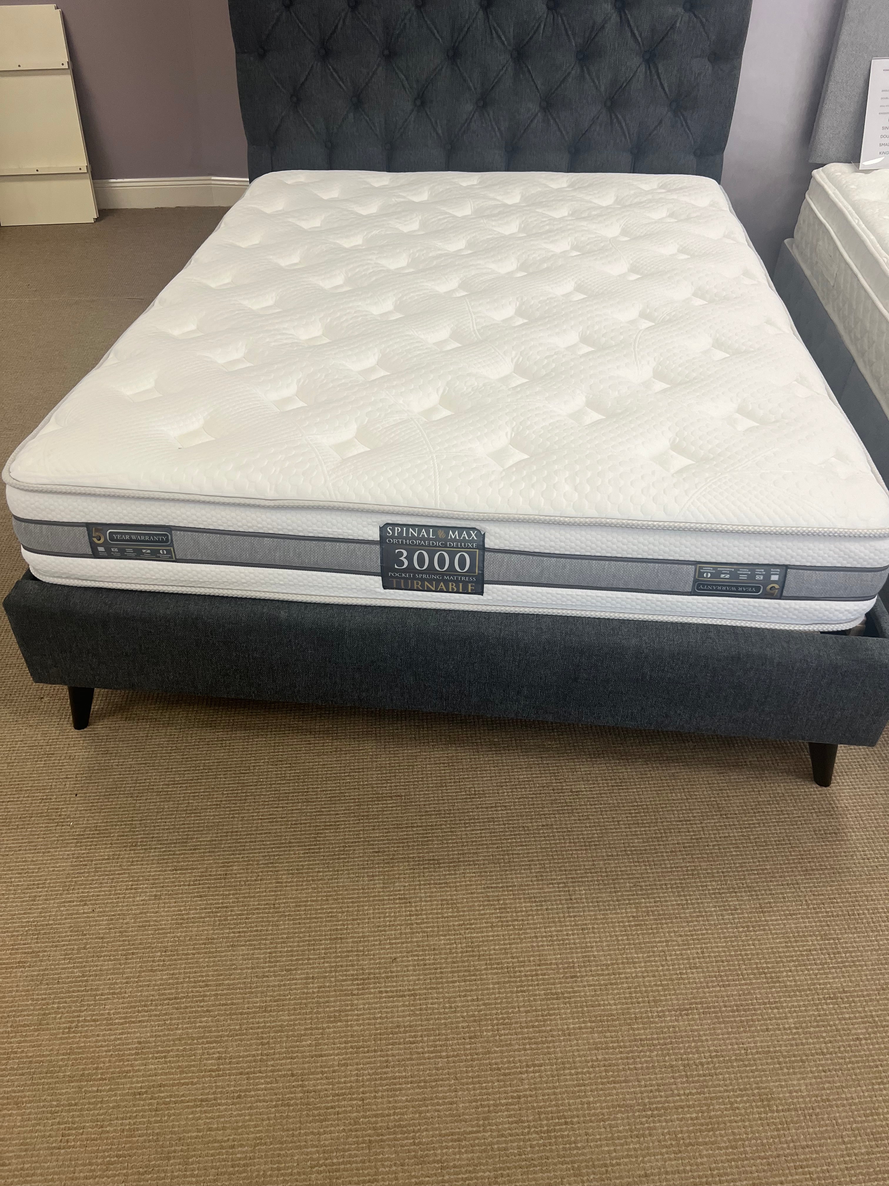 Spinal Max Orthopaedic Deluxe 3000 Pocket Sprung Single Mattress