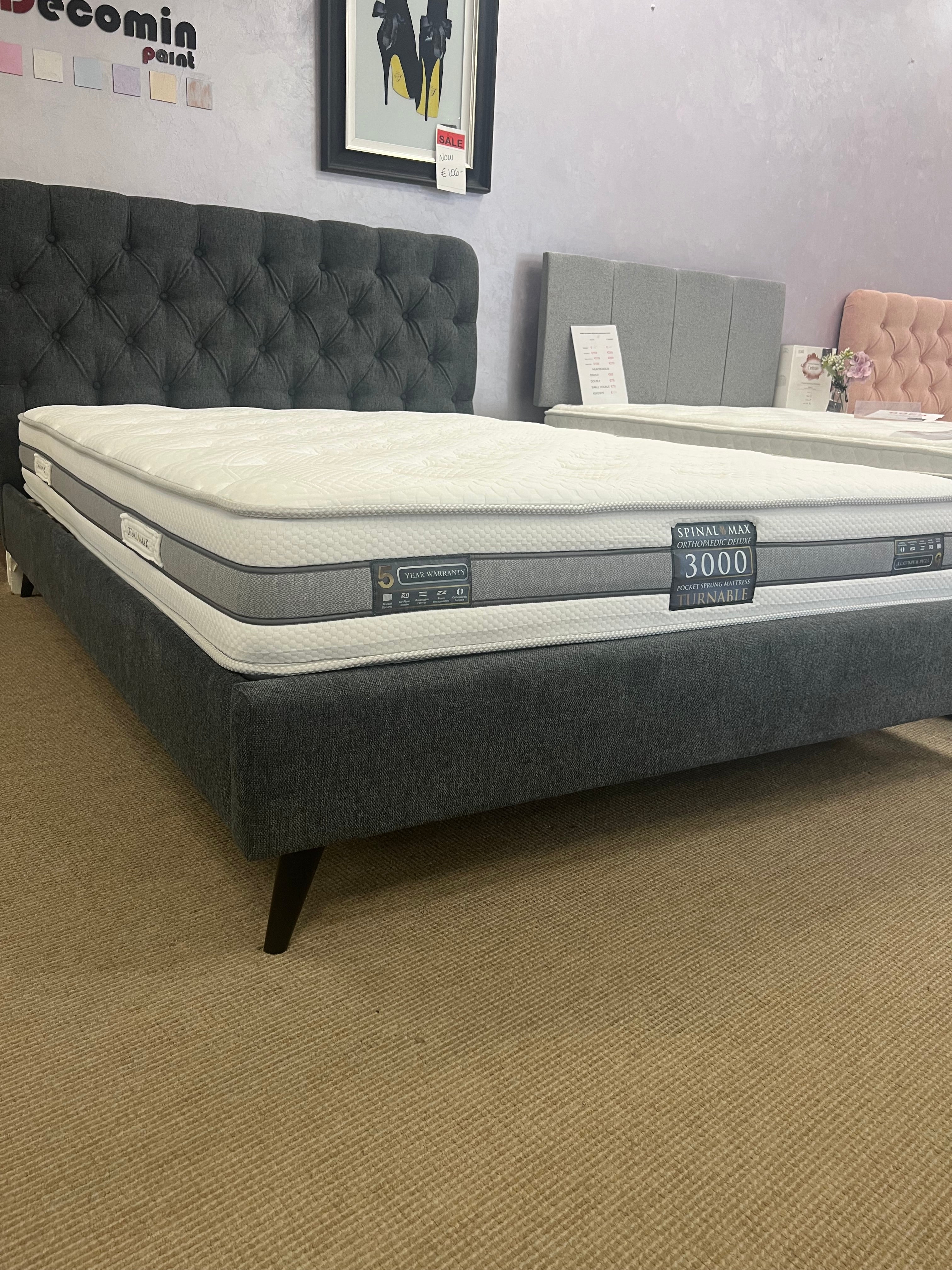 Spinal Max Orthopaedic Deluxe 3000 Pocket Sprung Super-King Mattress