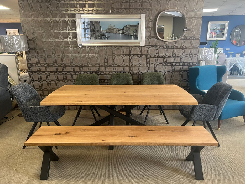 Jupiter Oak 2M Dining Table