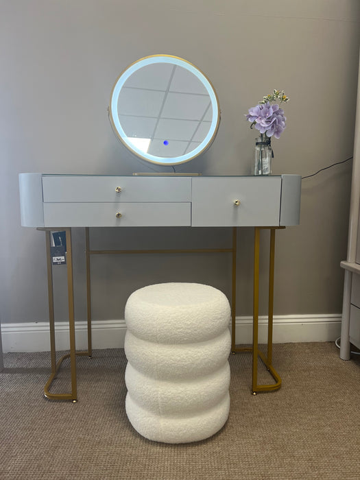 Nadia Plus Grey Dressing table set