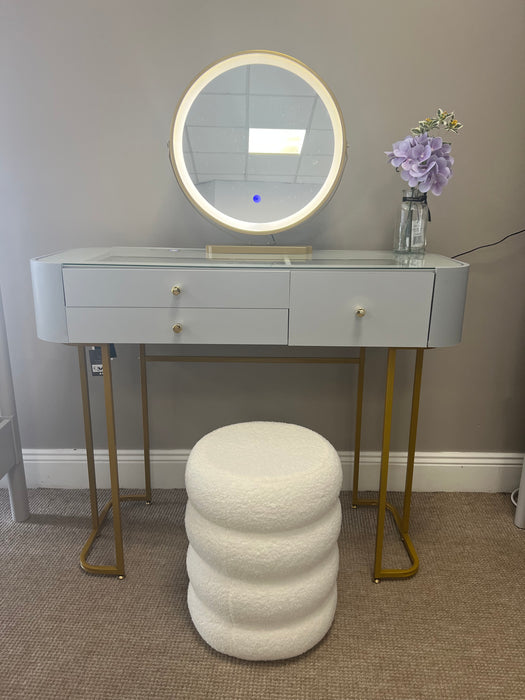 Nadia Plus Grey Dressing table set