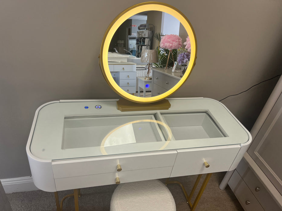 Nadia Plus Off-White Dressing Table