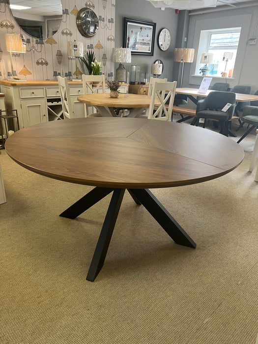 Boston smoked oak 1.5m dining table