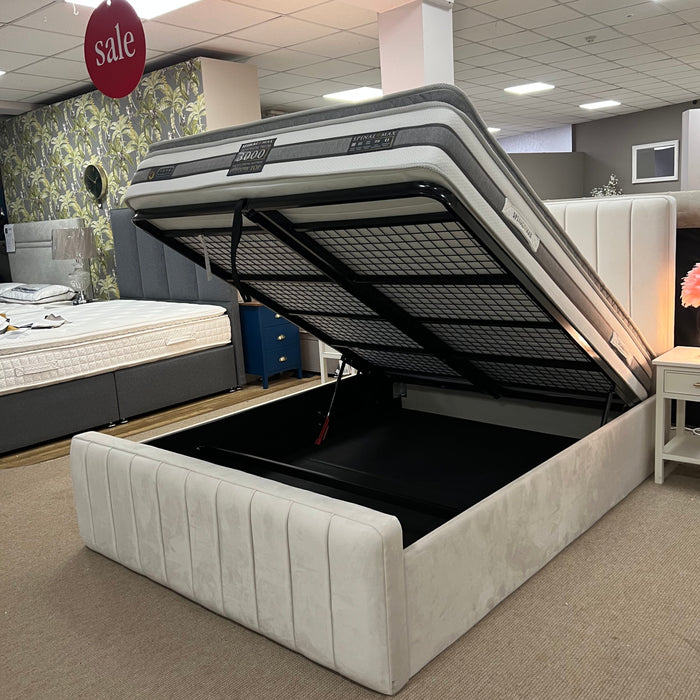 Mira Velvet Ottoman Bedframe