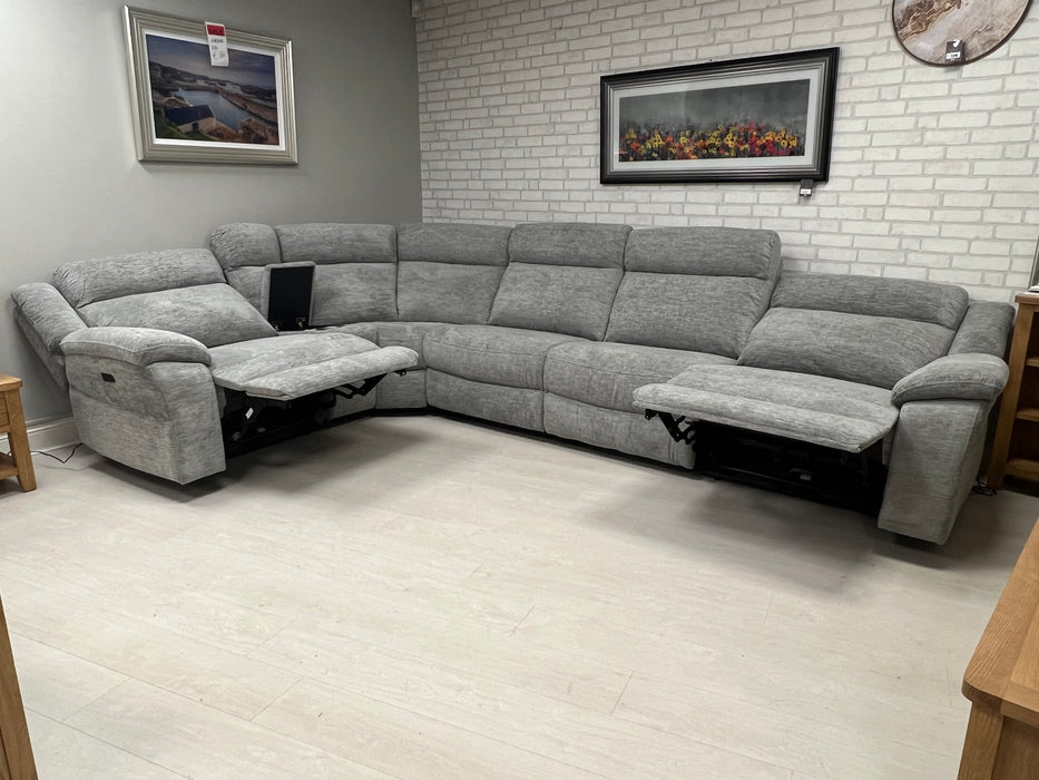 Hugo power modular corner sofa