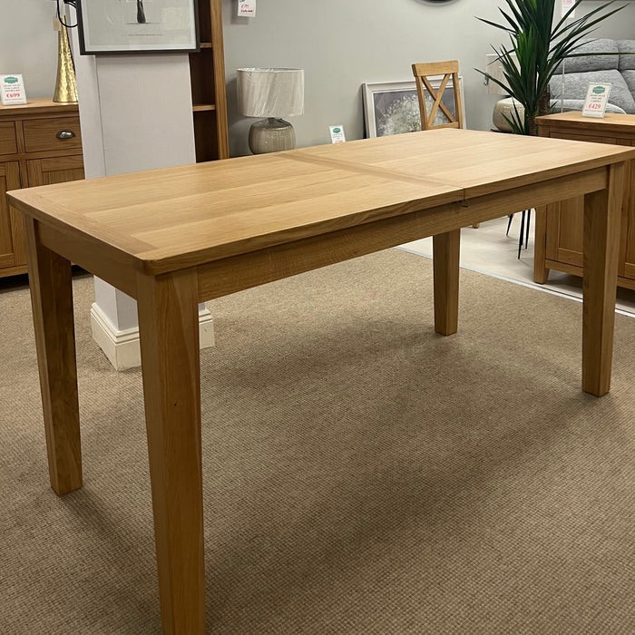 Adare Rectangle Oak Extendable Dining Table