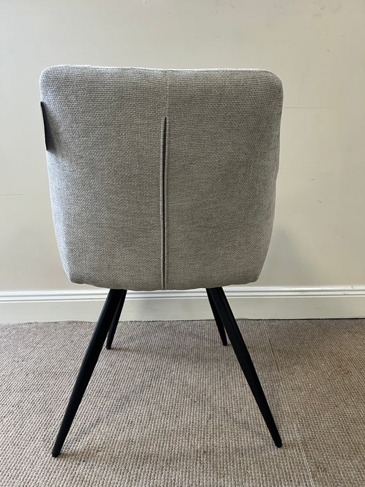 Poppy taupe dining chair
