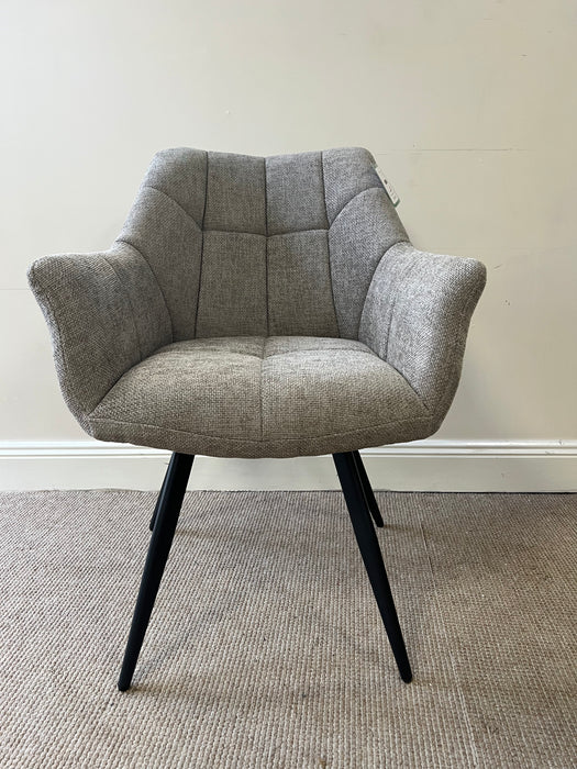 Poppy taupe dining chair
