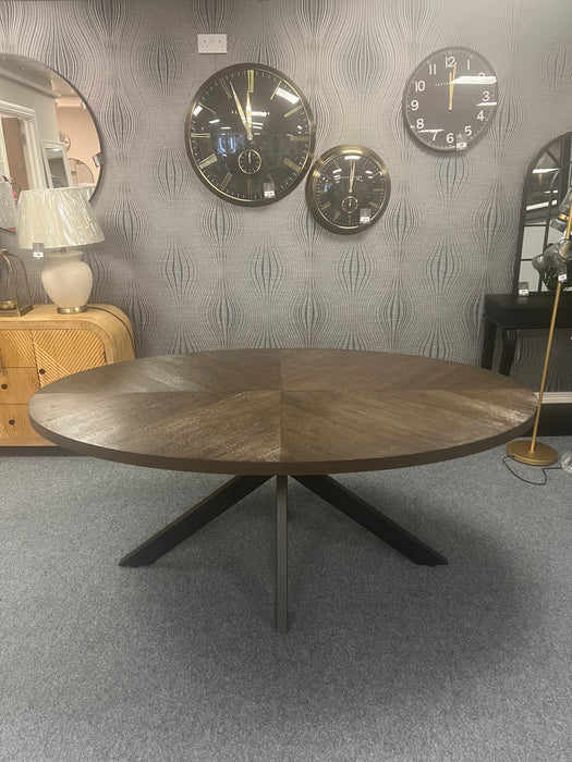 Samara dining table with 6 Poppy dining chairs