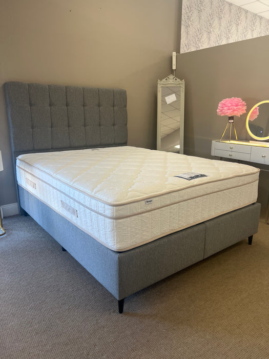 Opulence Grey single ottoman bedframe