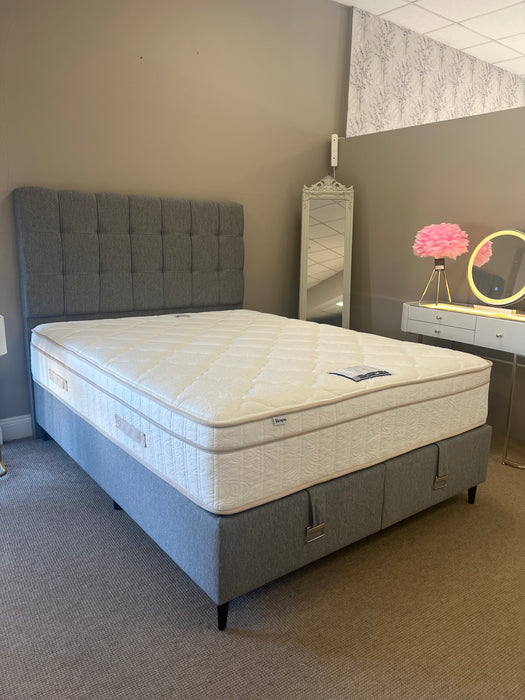 Grey - Opulence Ottoman Bed