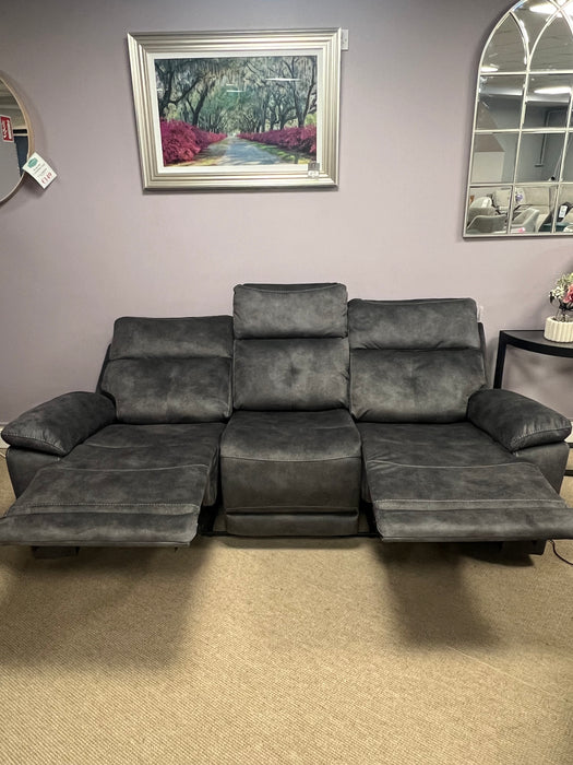 Dylan Dark Grey 3+2+1 Power Reclining Sofa Suite