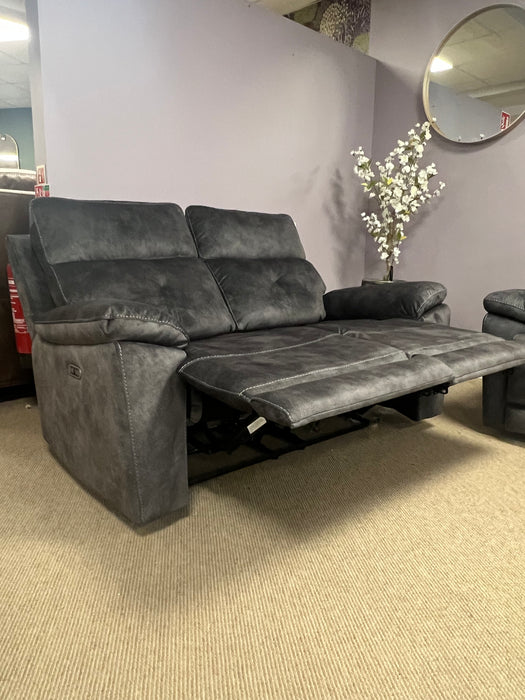 Dylan Dark Grey 3+2+1 Power Reclining Sofa Suite