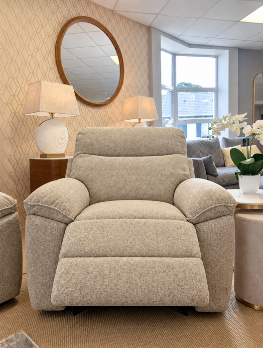 Luna Power Recliner Suite - 3+2+1  Oatmeal
