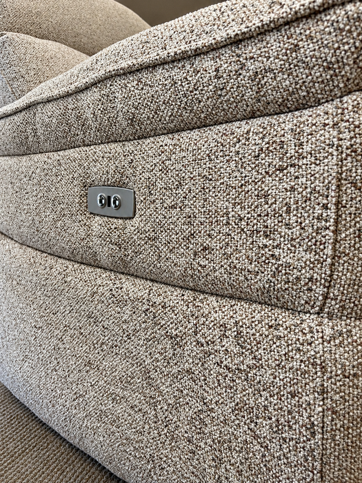 Luna Power Recliner Suite – 3+2 Oatmeal
