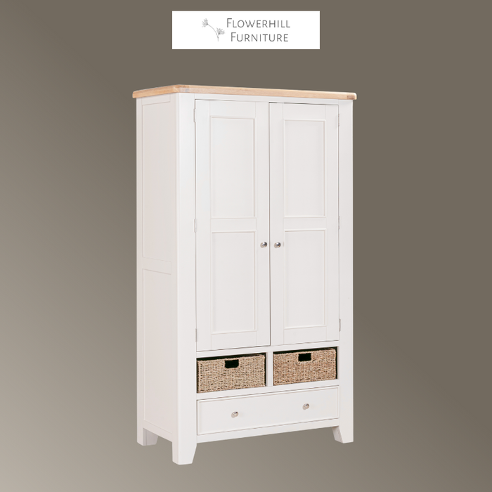 Maya kitchen larder | Solid Wood Frame With Oak Top