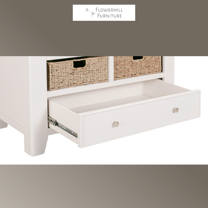 Maya kitchen larder | Solid Wood Frame With Oak Top