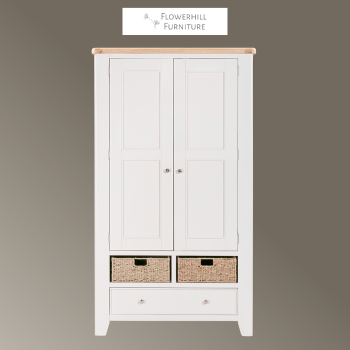Maya kitchen larder | Solid Wood Frame With Oak Top