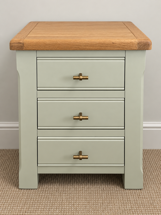 Adare Sage Green 3-Drawer Locker
