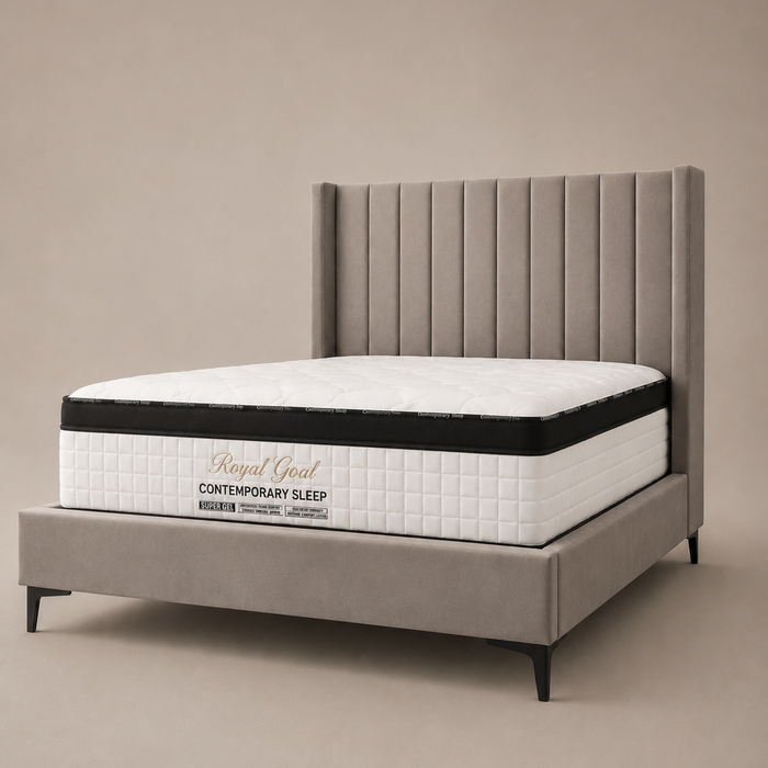 Rowan Taupe Bedframe