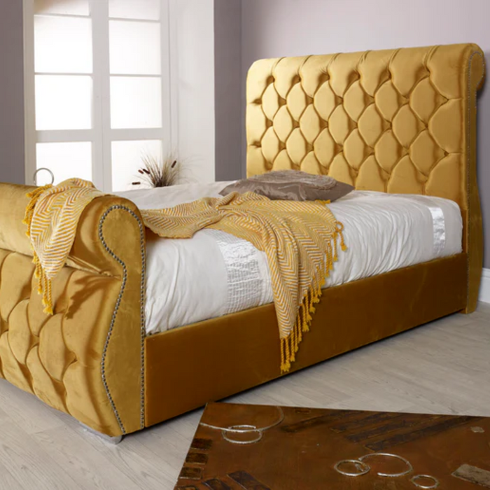 Mustard | Swan | Single Bedframe