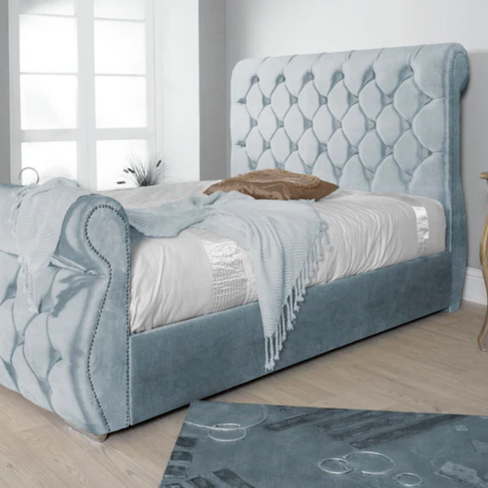 Silver Color | Swan | Single Bedframe