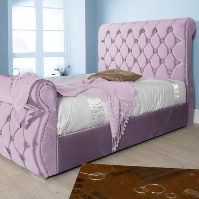 Pink | Swan | Single Bedframe