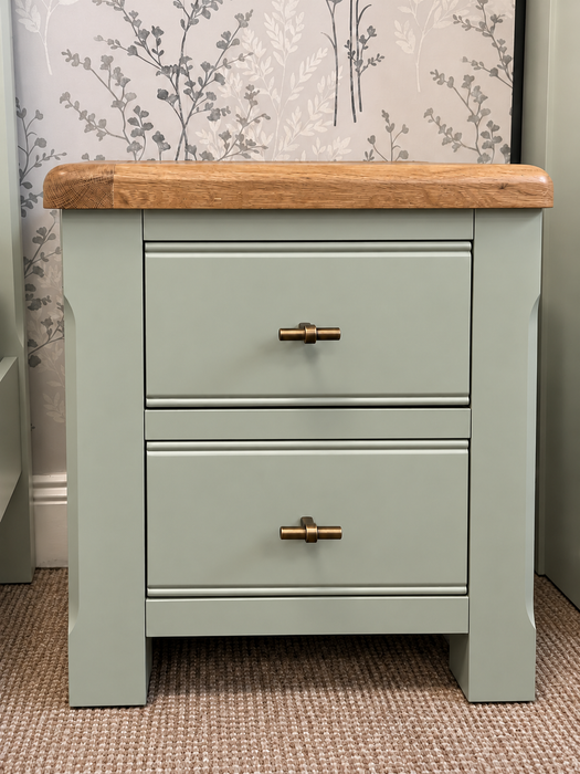 Sage Green 2-Drawer Locker