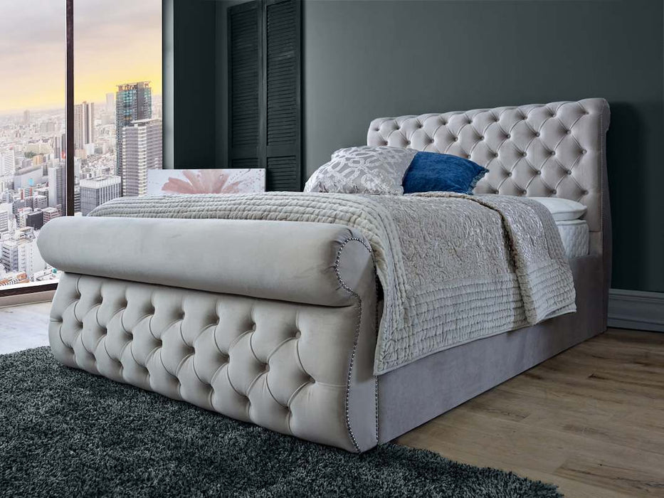 Swan Ottoman Bed Premium Fabrics