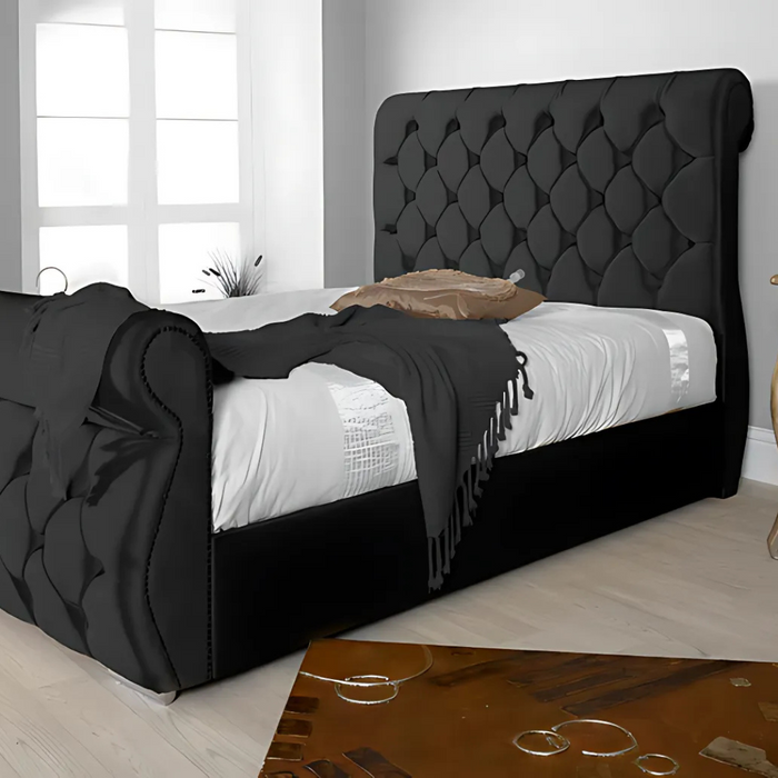 Black | Swan | Superkingsize Bedframe