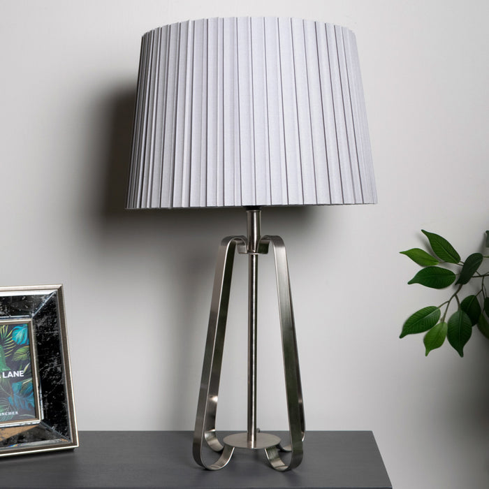 Sia Geo Lamp Silver 57cm