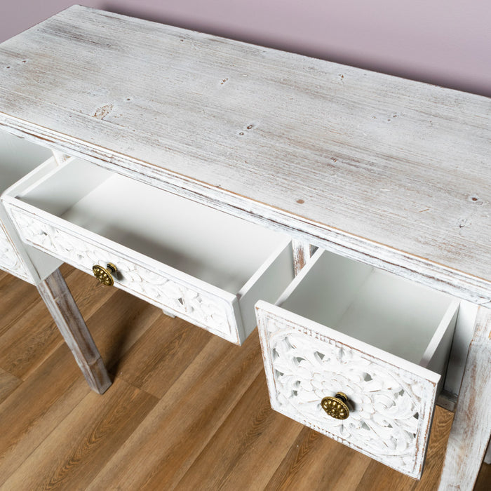 Jessie Console Table Antique White