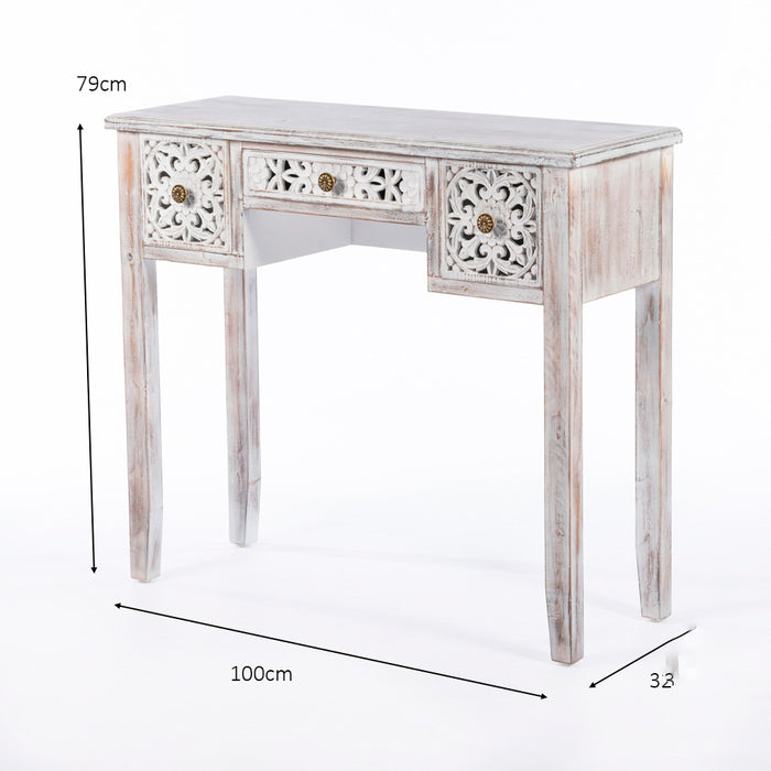 Jessie Console Table Antique White