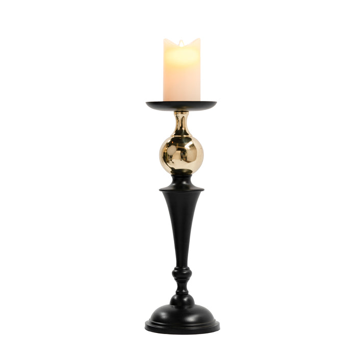 Emerson Candle Holder Black/gold 49cm