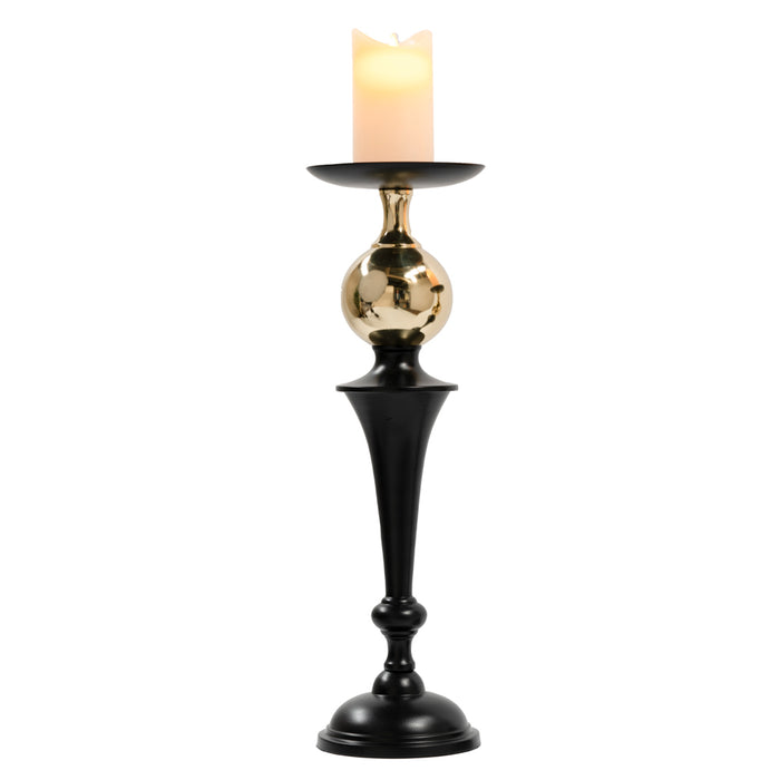 Emerson Candle Holder Black/gold 57cm