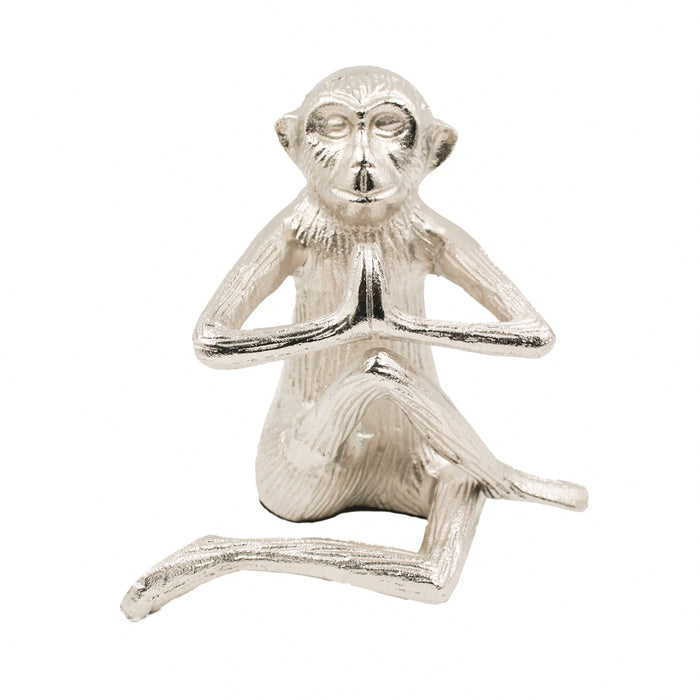 Safari Sitting Monkey Silver