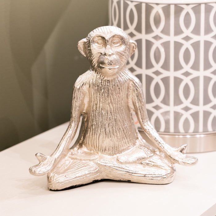 Safari Yoga Monkey Silver