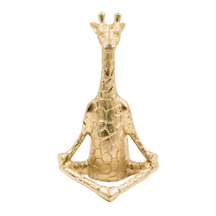 Safari Giraffe Sitting Gold