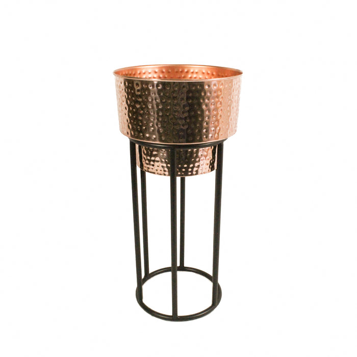 Salina Planter Copper/black Medium