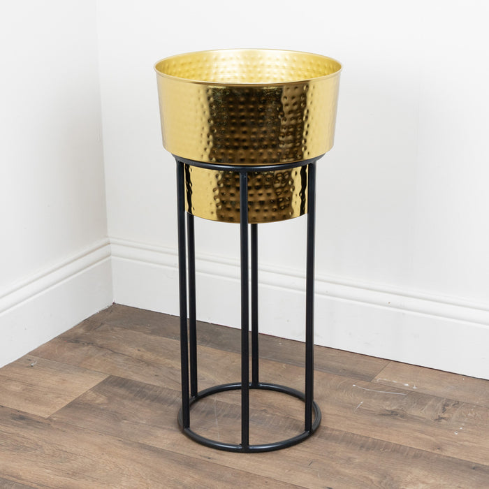 Salina Planter Gold/black Medium