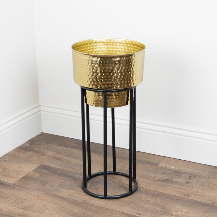 Salina Planter Gold/black Small