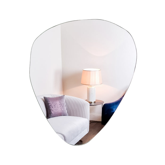 Frameless Cobble Mirror 88 X 76cm